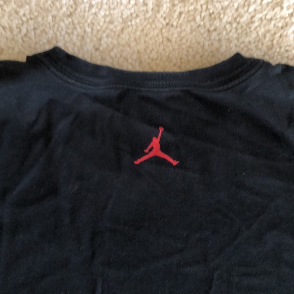 Nike Jordan 23 Dri Fit Large Black and Red Tee Shirt - Picture 9 of 10